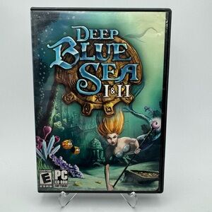 Deep Blue Sea I & II for Windows PC CD ROM Computer Game Untested As-Is Used